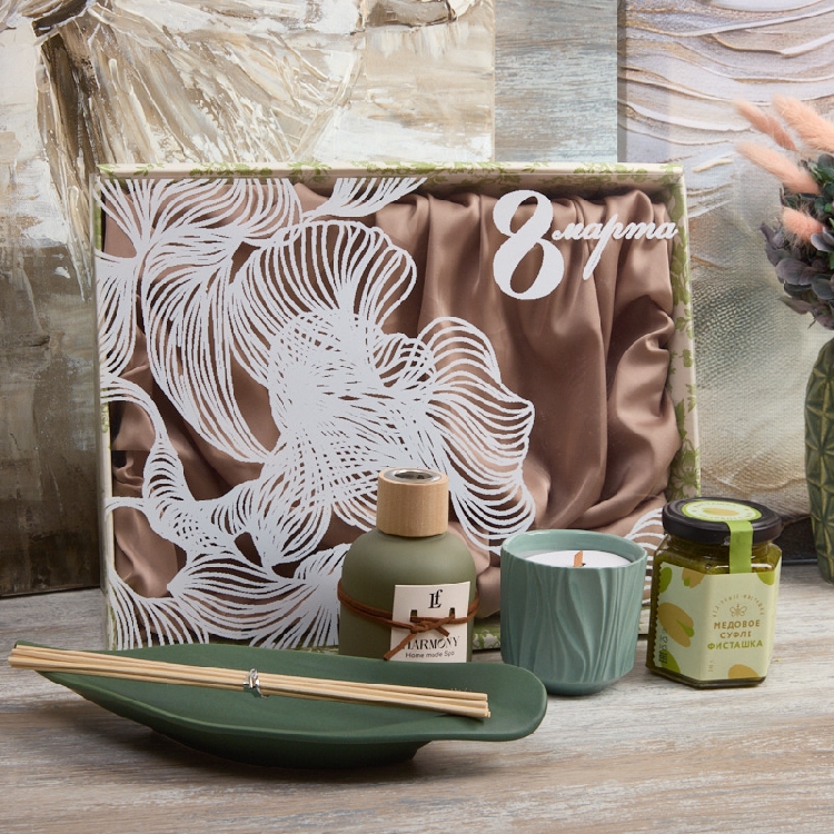 "Зелёный лист"-подарочный набор