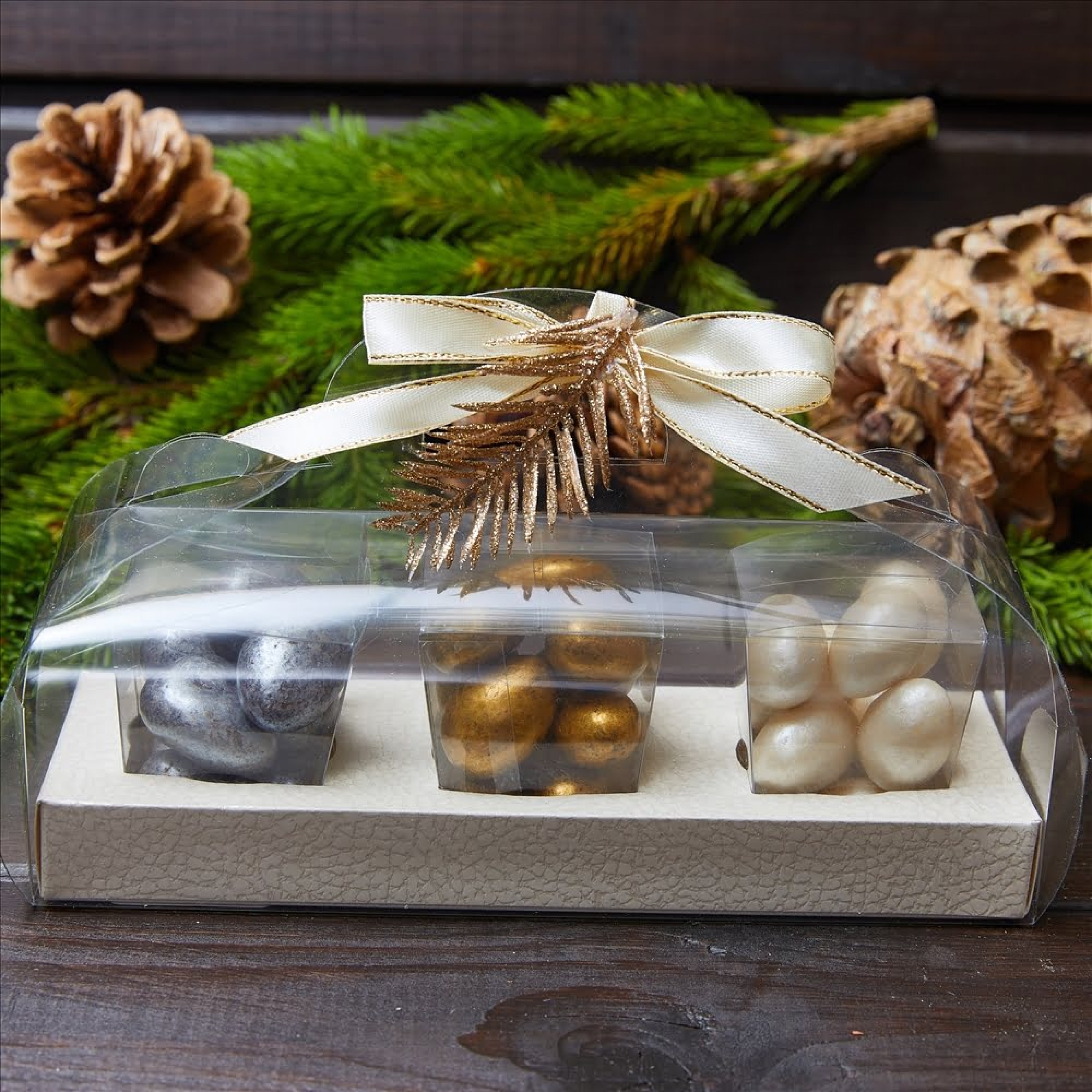 Подарочный набор «Трио цвета»