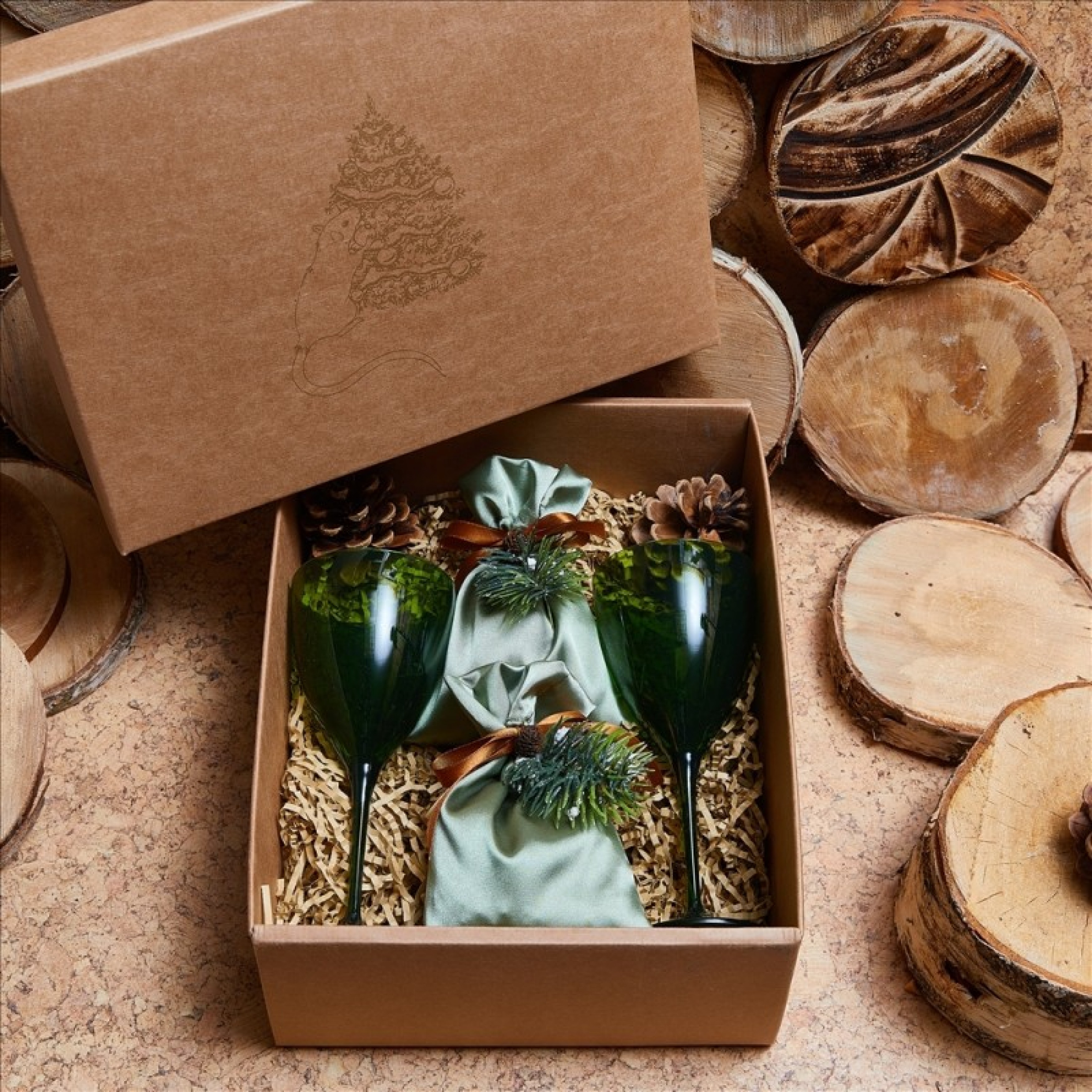 Подарочный набор «Еловые шишки»