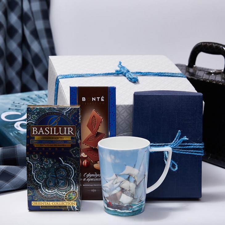 Игровой подарочный набор с чаем «Морская романтика»