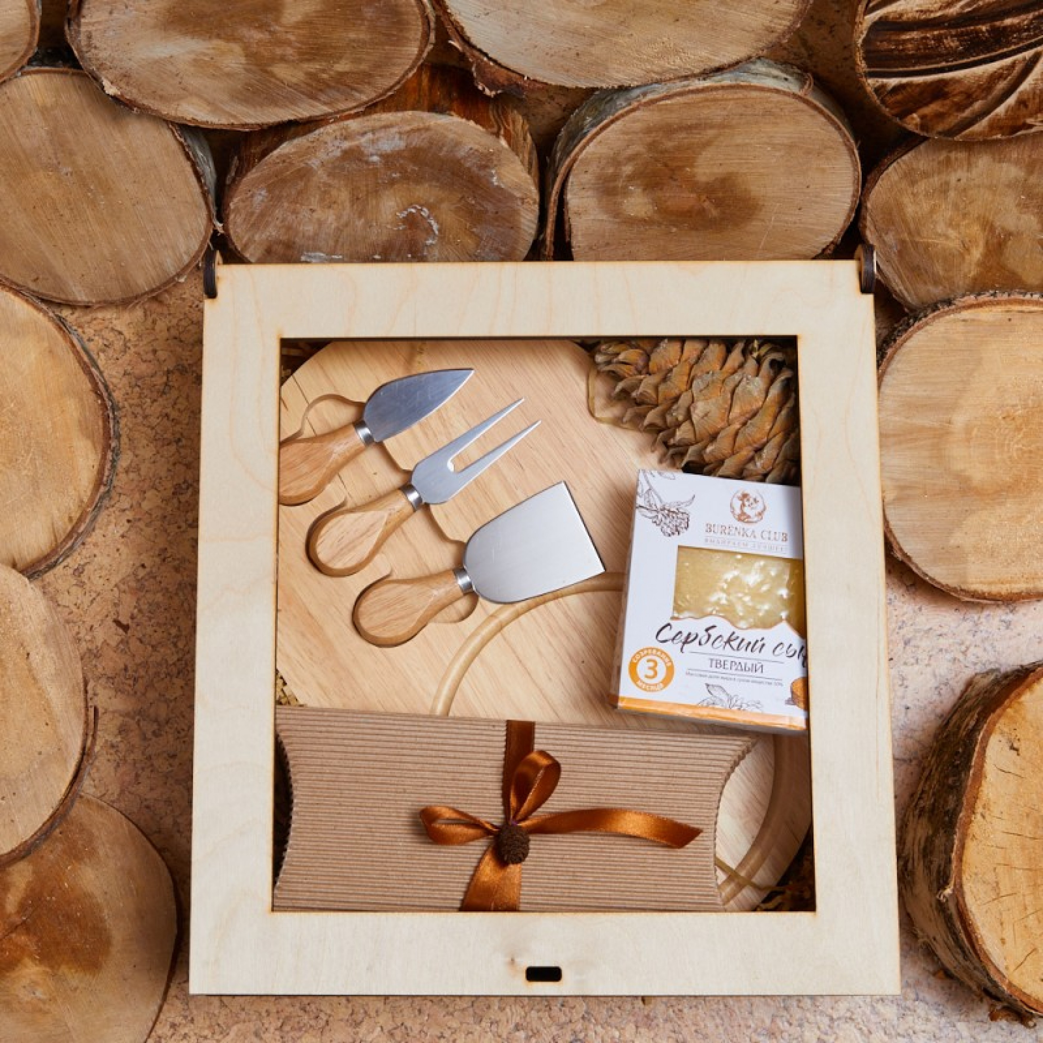 Подарочный набор «Сырное плато» Подарочный набор «Сырное плато»