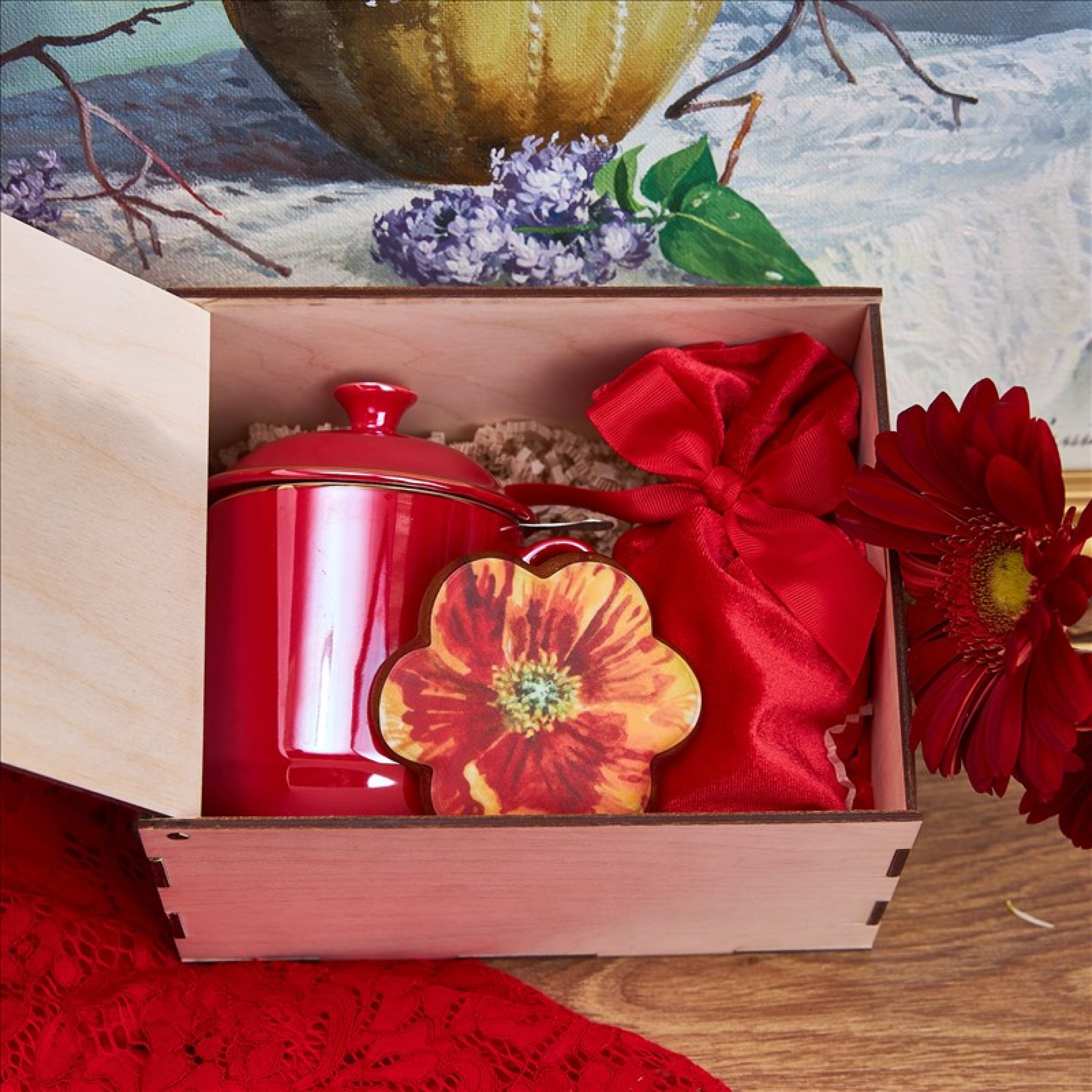 Подарочный набор "Маковый цвет"