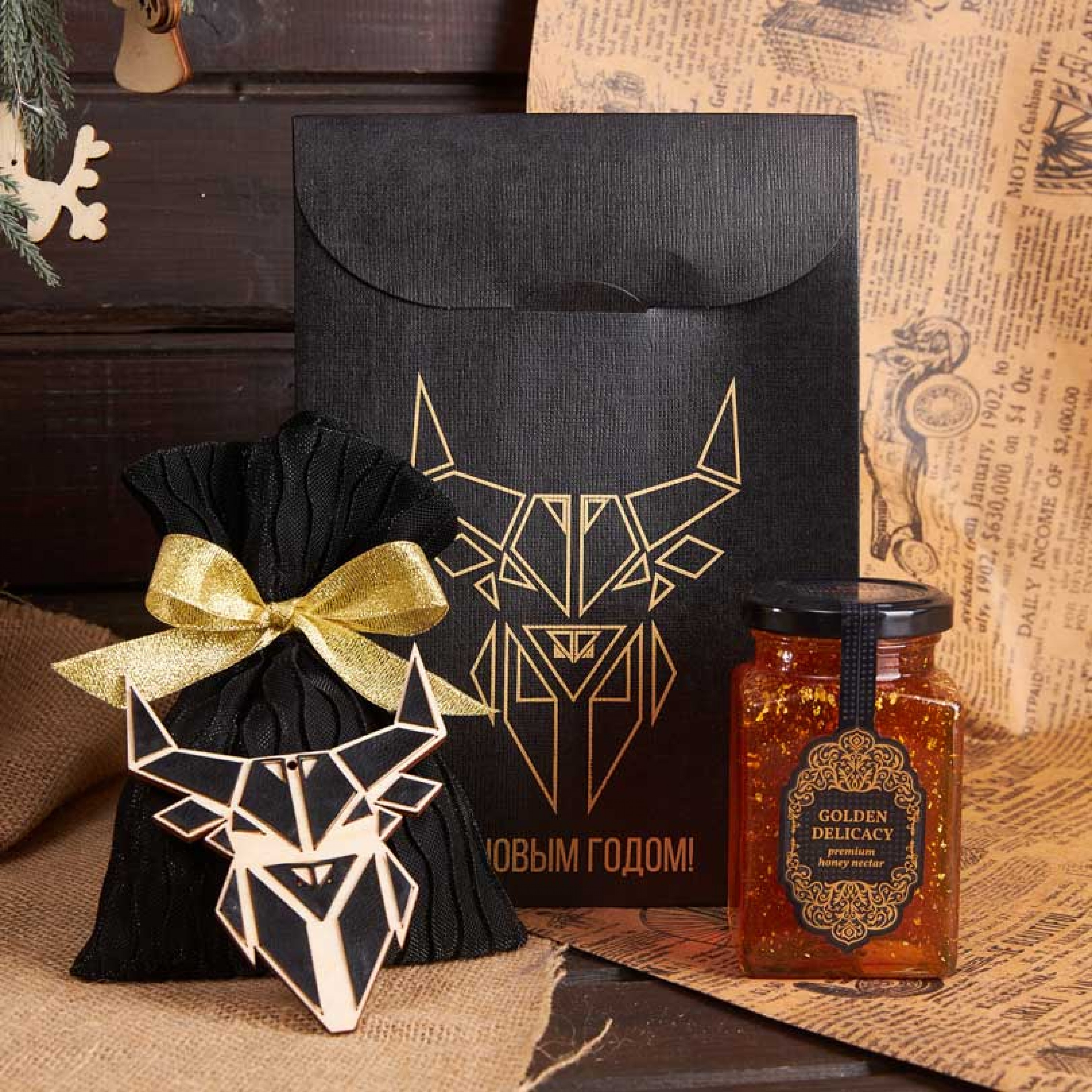 Подарочный набор «Золотой бык»