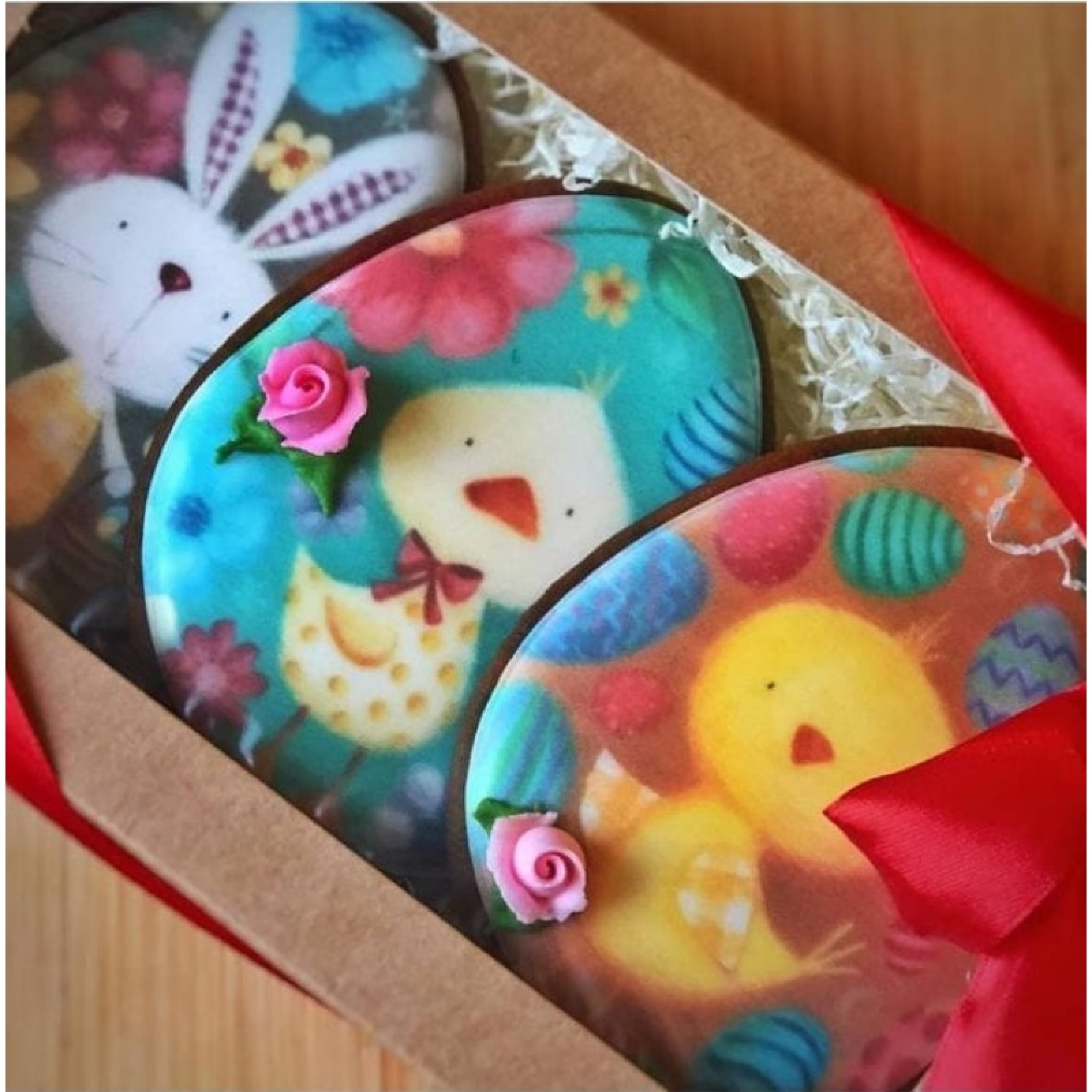 Подарочный набор «Пасхальный набор из трех пряников».