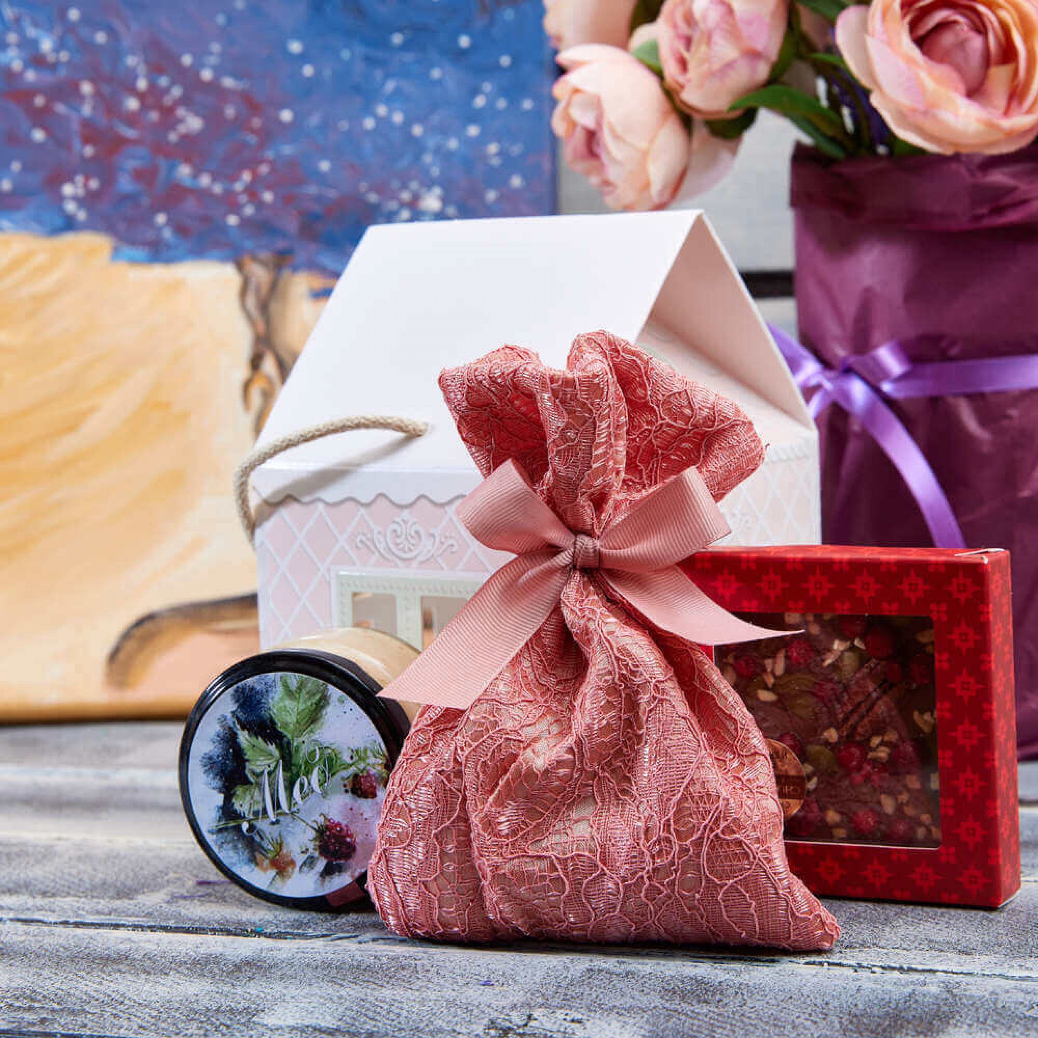 Подарочный набор «Ежевичный домик»