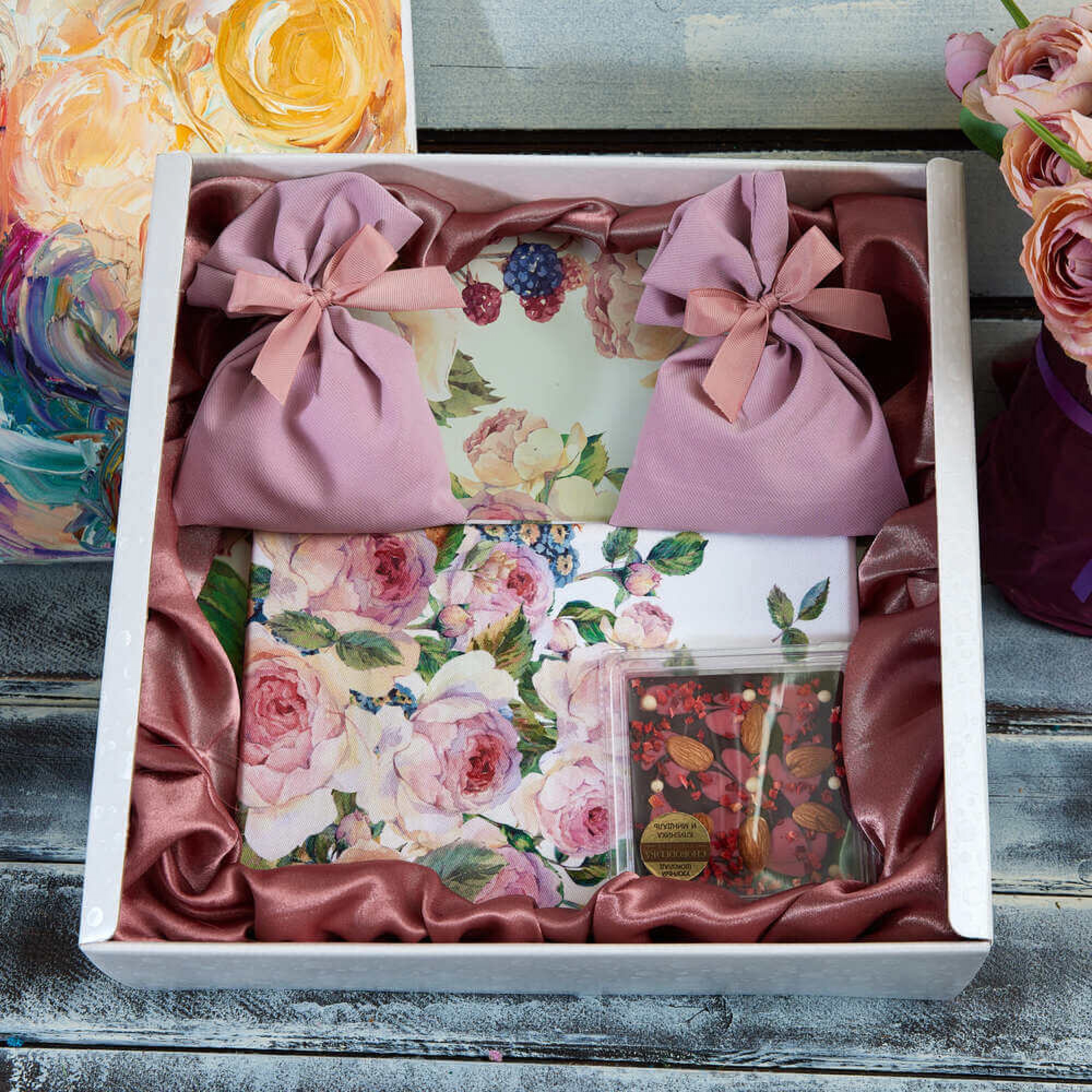 Подарочный набор «Розовая симфония»