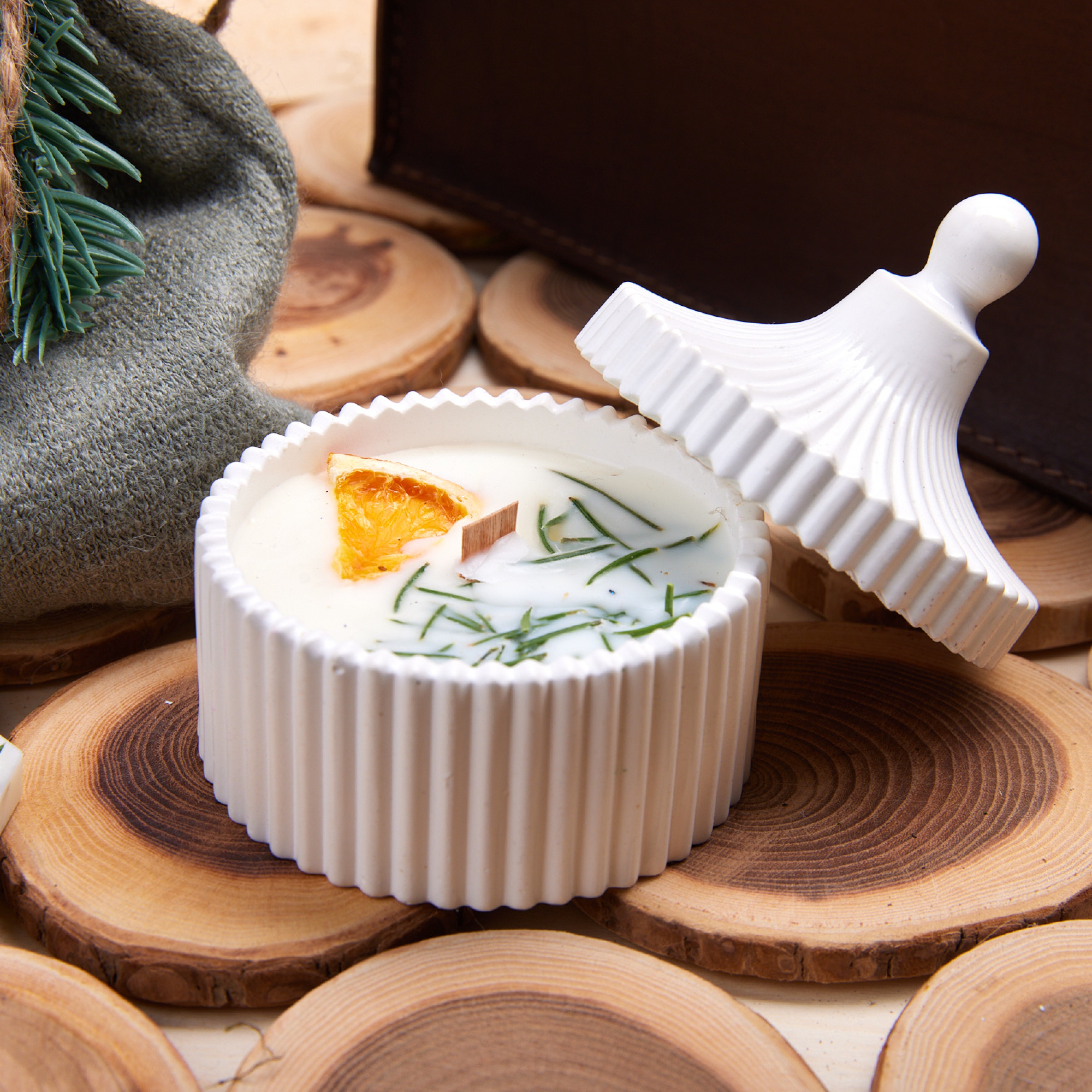 Подарочный набор "ЕЛОВАЯ СВЕЧА"