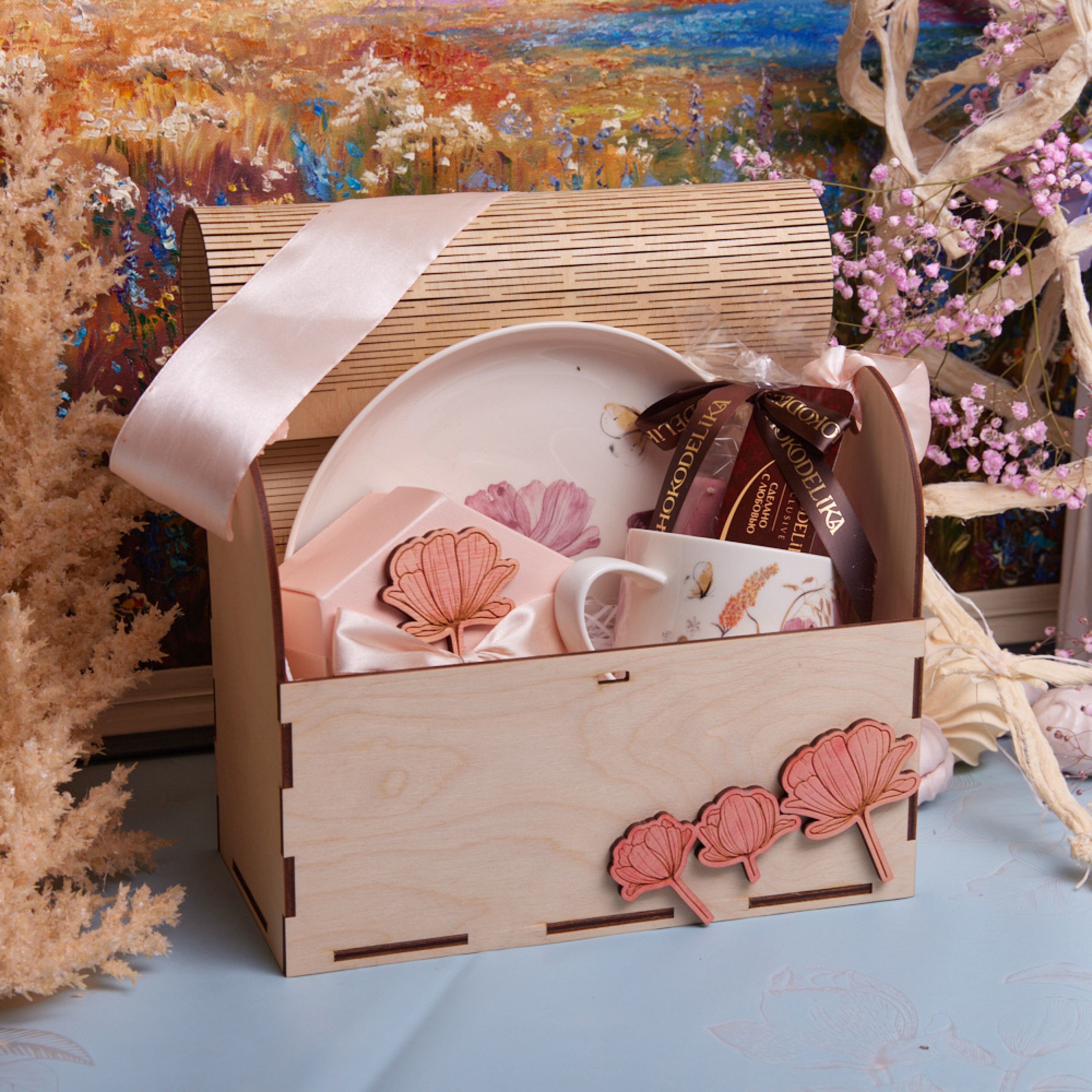 ПОДАРОЧНЫЙ НАБОР «РОЗОВЫЙ  МАК»