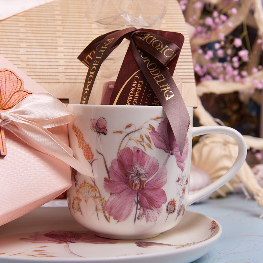 Подарочный набор "Розовый цветок"