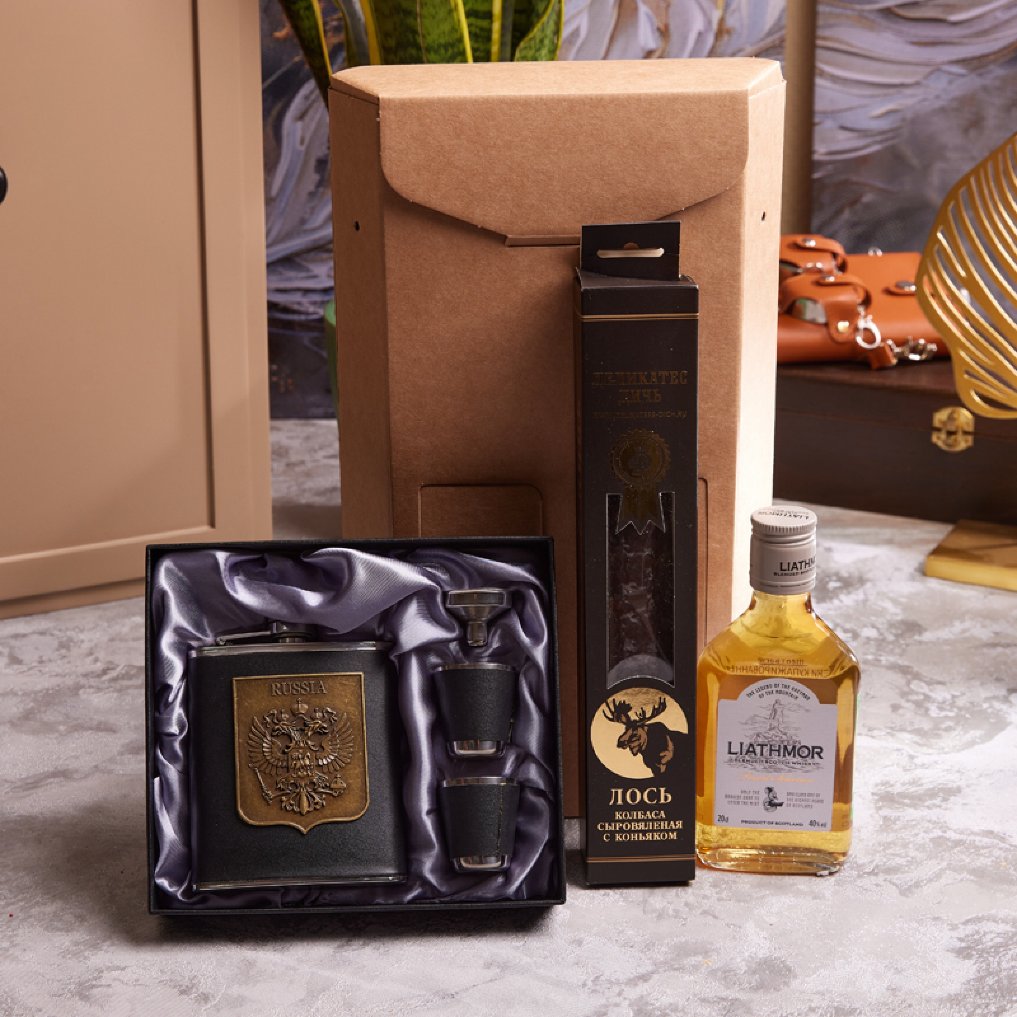 Подарочный набор "ДВУГЛАВЫЙ ОРЕЛ" Подарочный набор "ДВУГЛАВЫЙ ОРЕЛ"