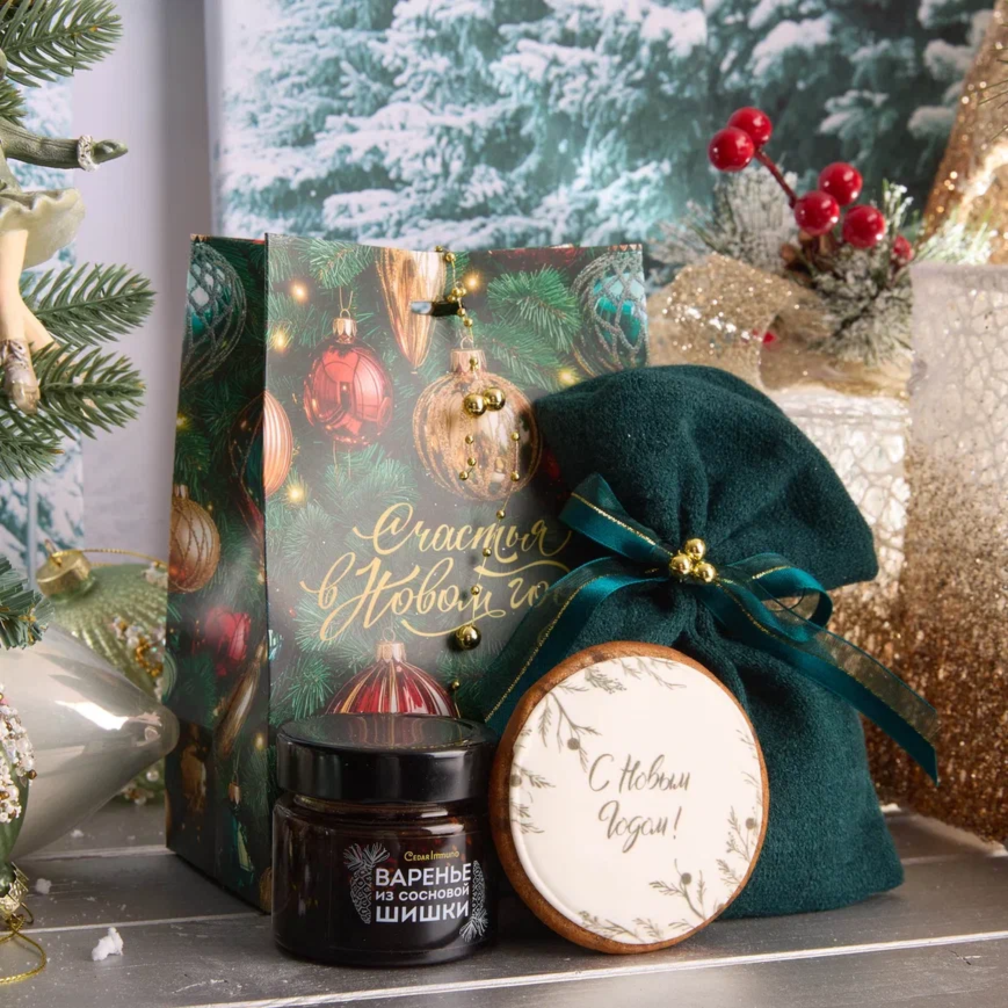 Подарочный набор "ШАРЫ НА ЁЛКЕ"