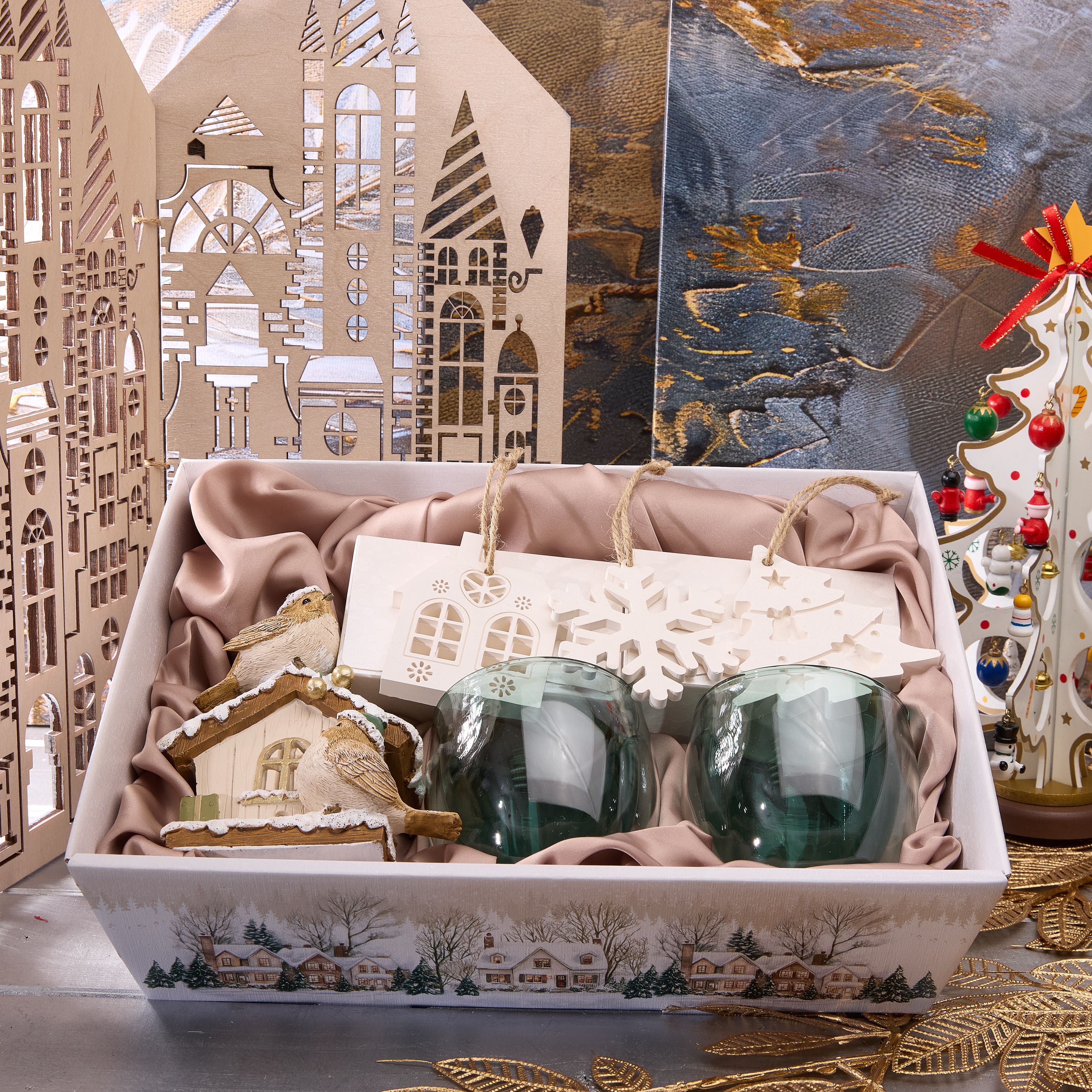 Подарочный набор "ДОМИК С ПТИЦАМИ"