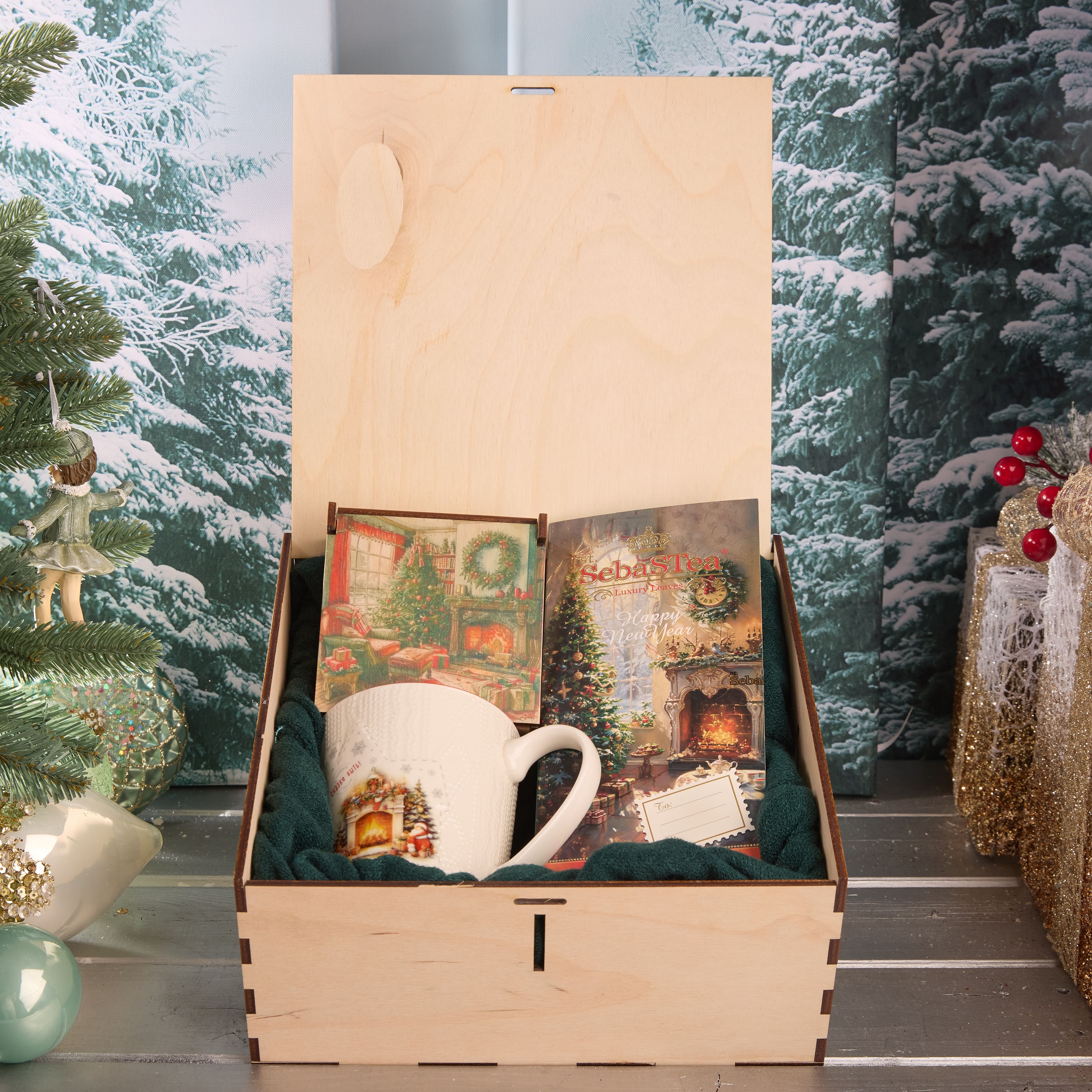 Подарочный набор "ЕЛКА У КАМИНА"