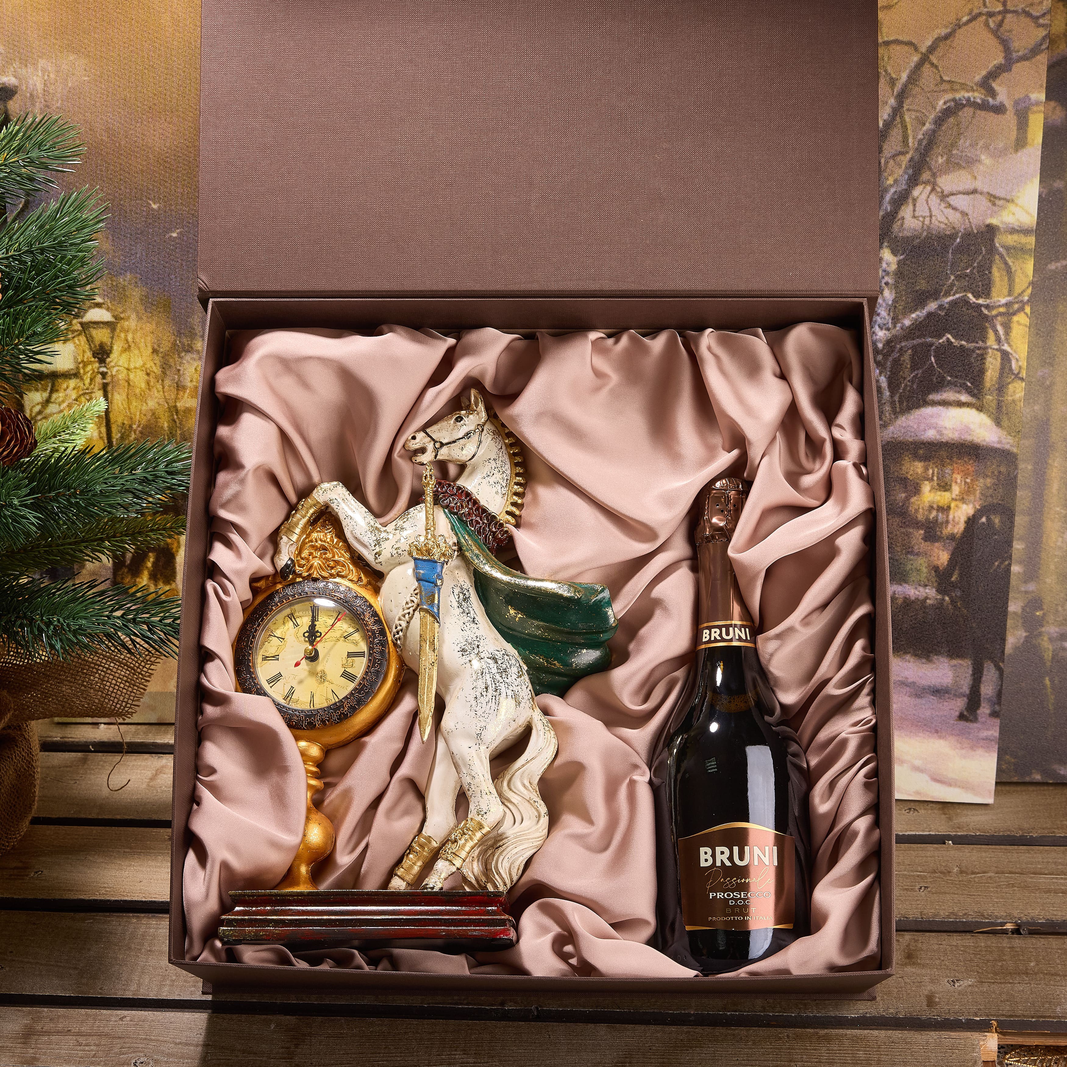 Подарочный набор "12 ЧАСОВ БЬЮТ"