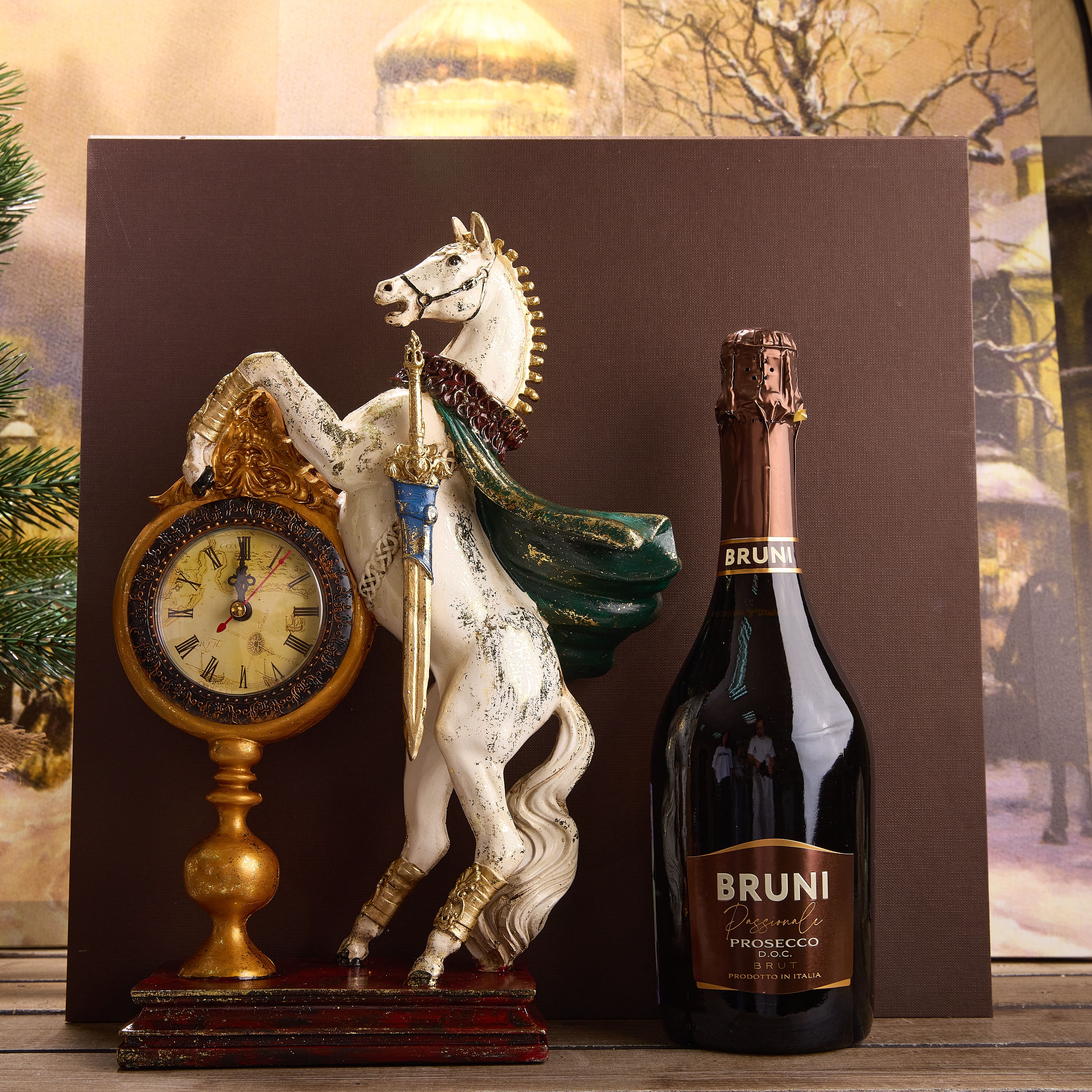 Подарочный набор "12 ЧАСОВ БЬЮТ"