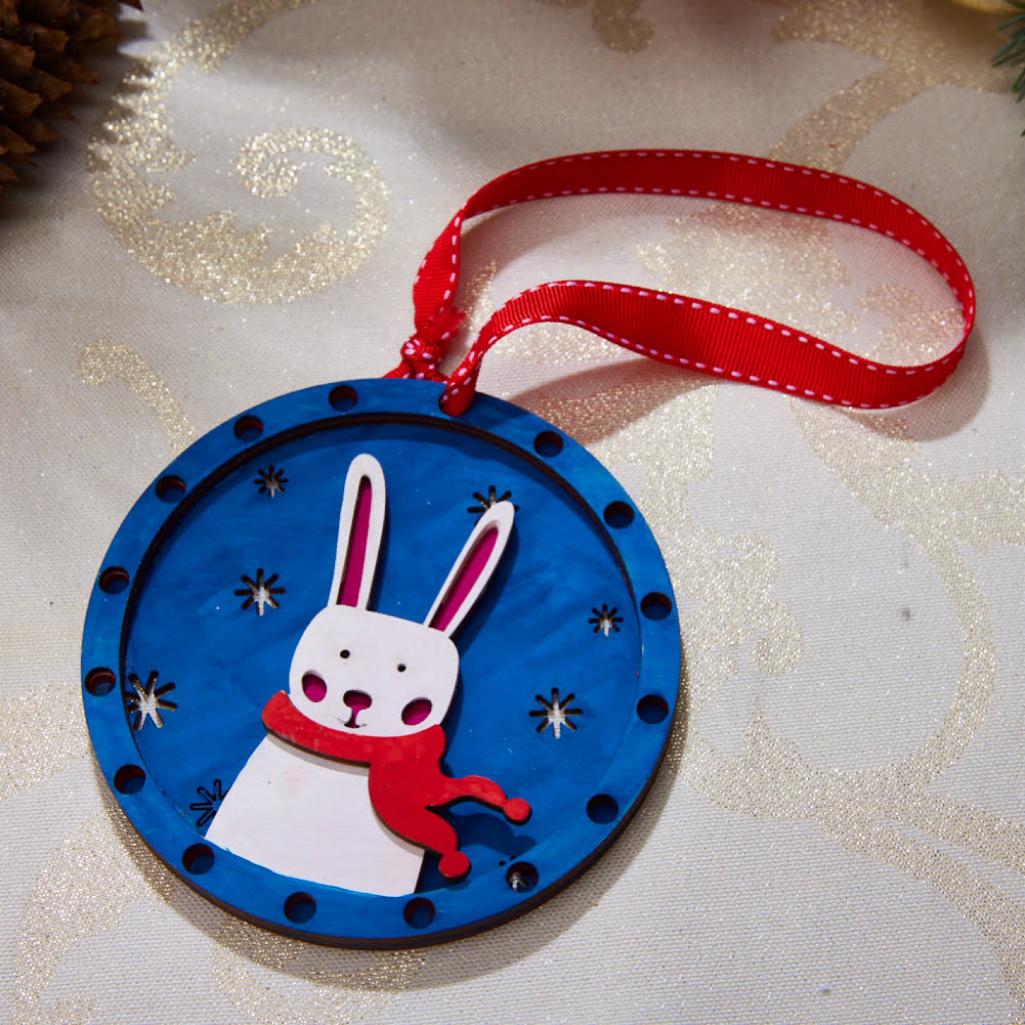 Зайчик-раскраска