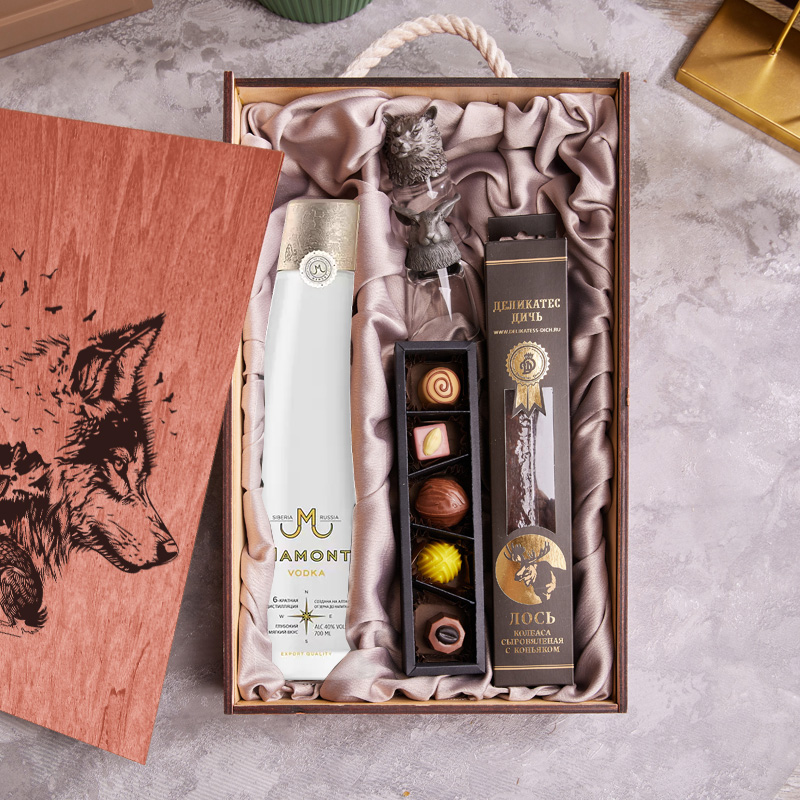 Подарочный набор "ВОЛК И ЗАЯЦ"